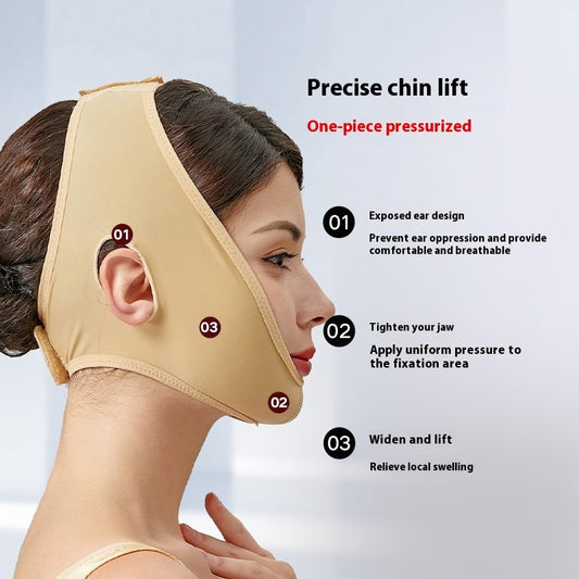 Line Carving Small V Face Mask Liposuction Head Cover After Face Suction