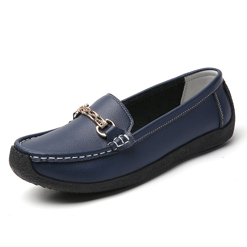 Leisure Women's Flat-heeled Shoes Soft Bottom Soft Surface