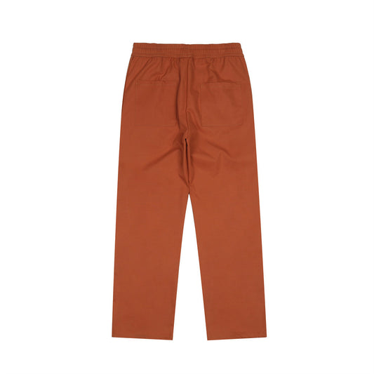 Elastic Waist Loose Straight Pants Street Trend Patchwork