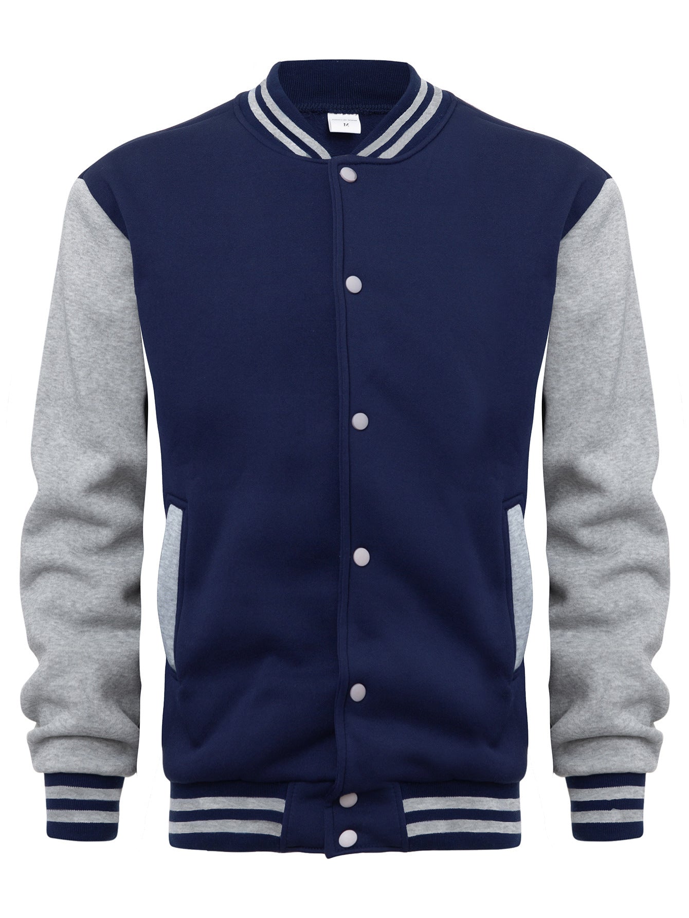 Men's Sweater Fleece Cardigan Coat Button Zipper Casual All-matching Jacket