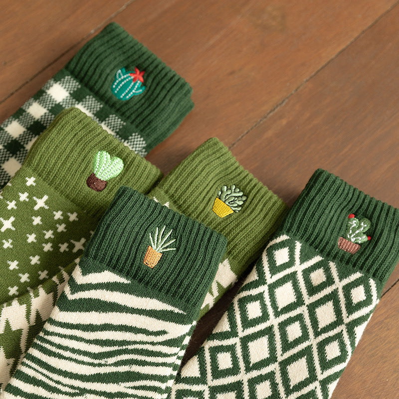 Autumn And Winter New Socks Women's Thickened Fleece-lined Warm