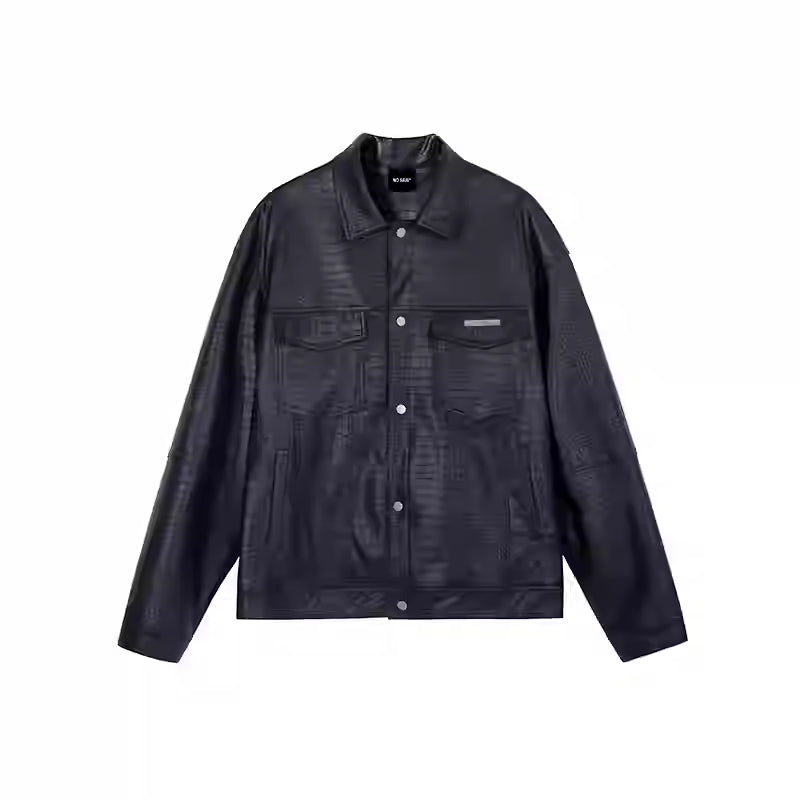 American Retro Biker's PU Leather Jacket For Men And Women