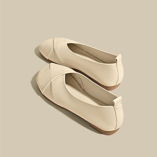 Women's Flat Slip On Large Toe Shoes