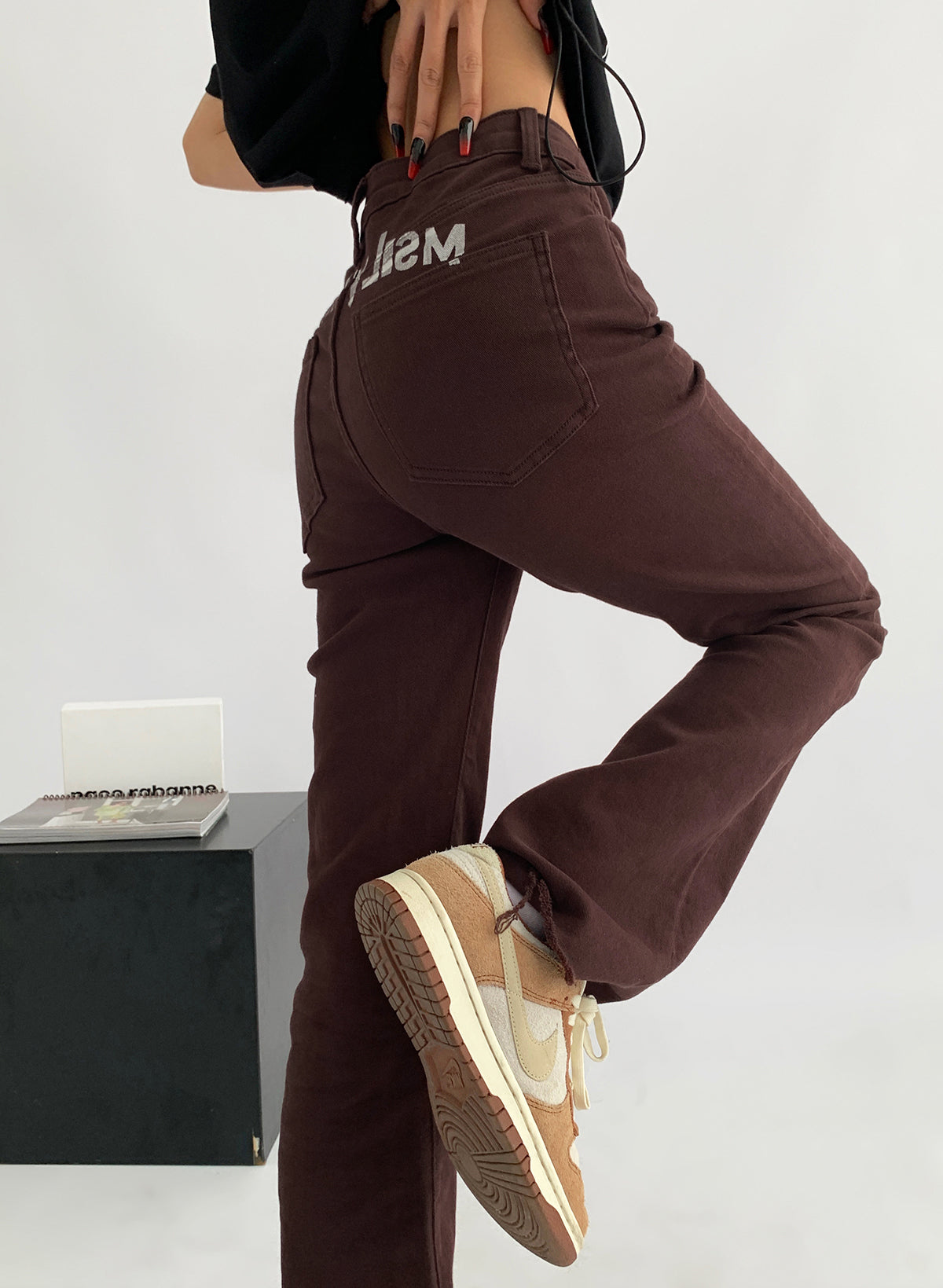 Women's Slim Fit Slim-cut Print Jeans
