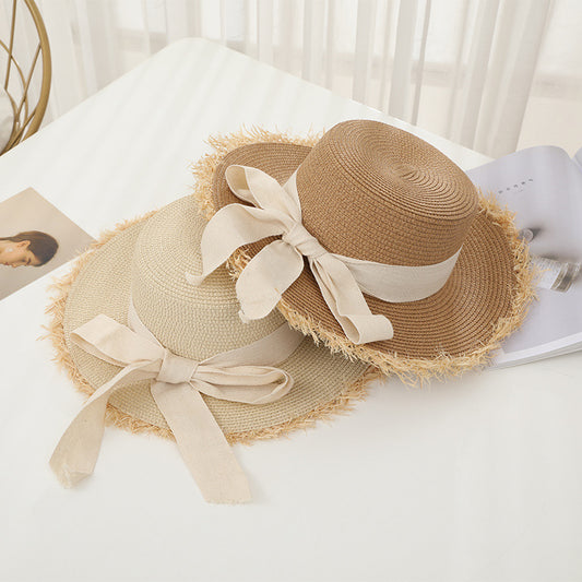 Summer Ladies Sunscreen Braided Straw Hat