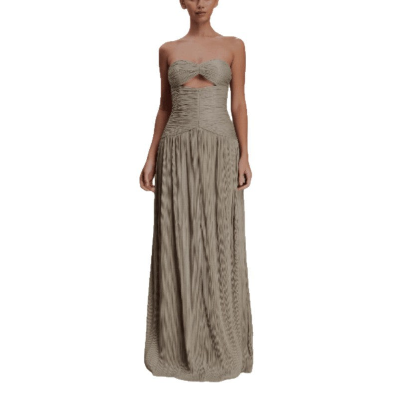 Bustier Ruched High-end Evening Gown Dress