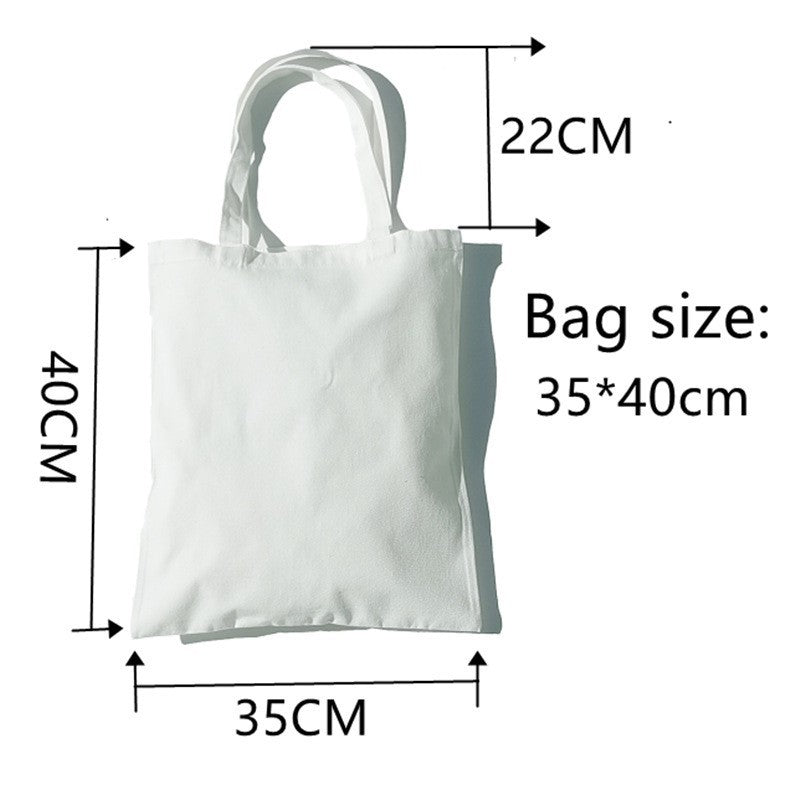 Halloween Printed Hand-held Canvas Shoulder Bag