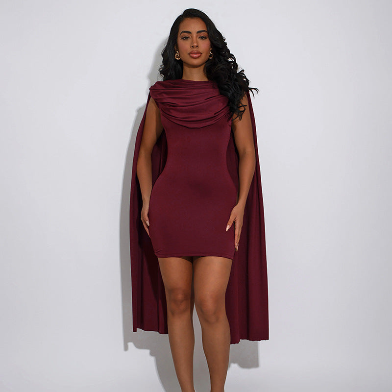 Womens Casual Sleeveless Fit-and-Flare Dress With Ties
