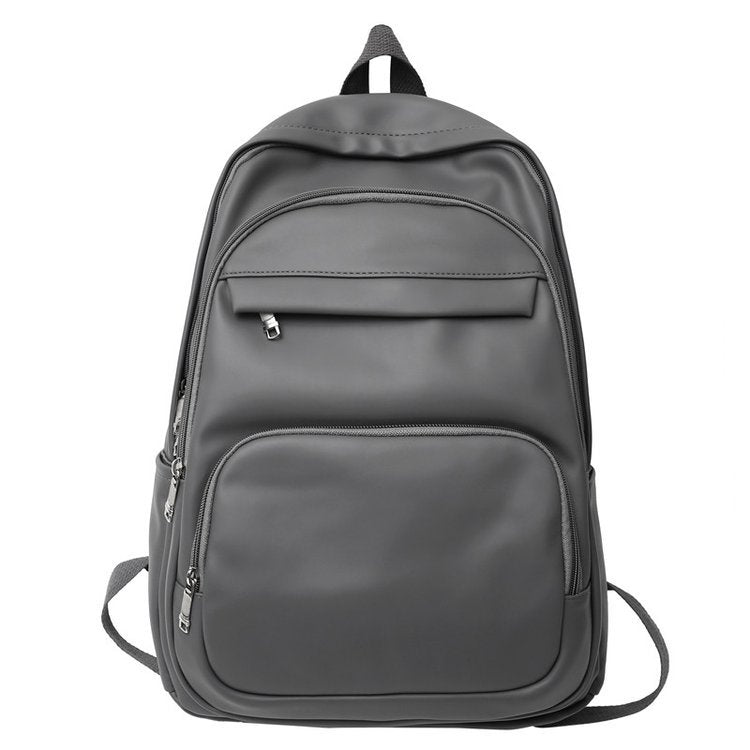 Solid Color Large Capacity Sports Schoolbag