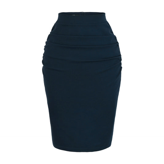 Womens High-waisted Figure-flattering Skirt With A Slit