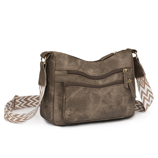 Large Capacity One Shoulder Crossbody New Women's Soft Leather Backpack Bag