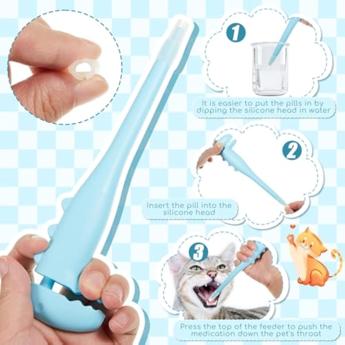 2 Pcs Pet Pill Shooter For Cat Dog Pill Shooter Pet Pill Dispenser Cat Pill Gun Oral Tablet Capsule Silicone Syringes With Soft Tip For Cats Dogs Small Animals