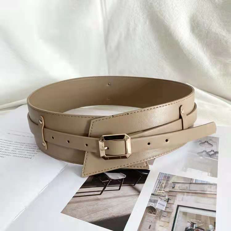 Korean Waist Cowhide Belt A Must-have For A Coat