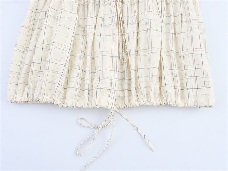 European And American Style Plaid Pilot Style Shirt Coat