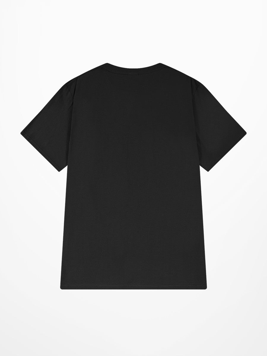 Cotton T-shirt Short Sleeve Plus Size Loose Thin Top