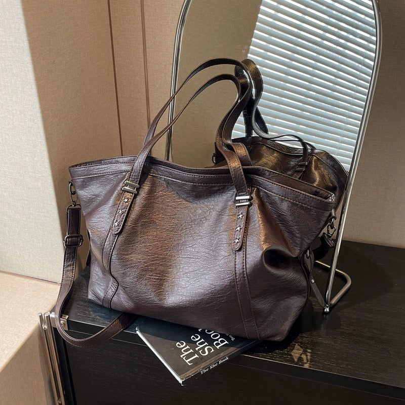 Retro Large Capacity Fashion Shoulder Messenger Bag
