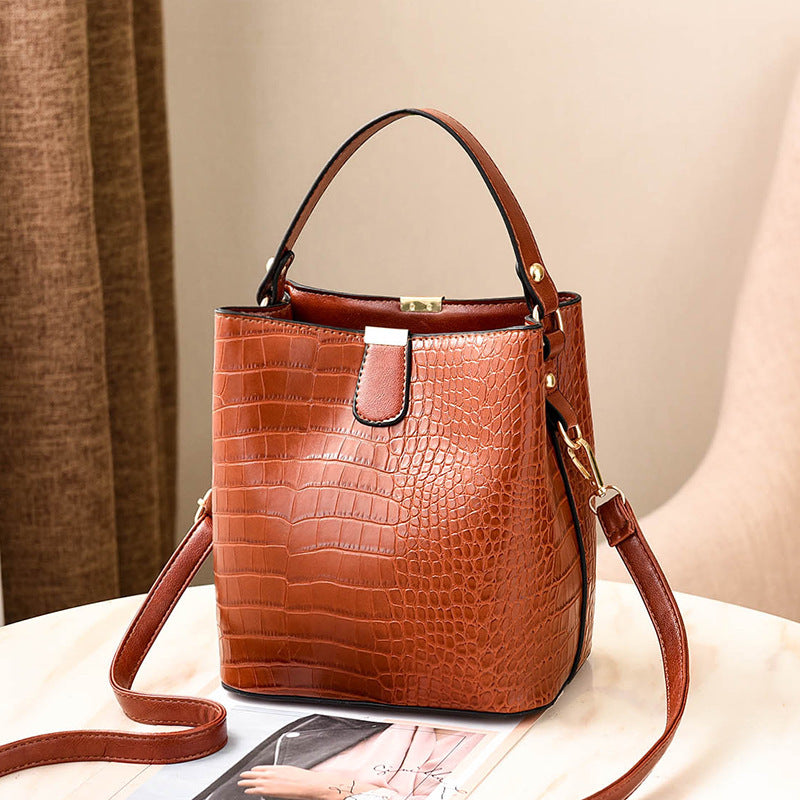Women's Bag Korean Fashion Casual Bucket Bag Shoulder Bag Messenger Bag One Generation Delivery Bag Female Bags