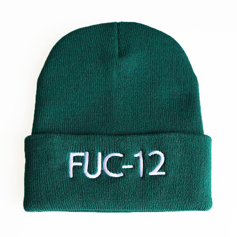 Fashionable Solid Color Pullover Wool Knitted Hat