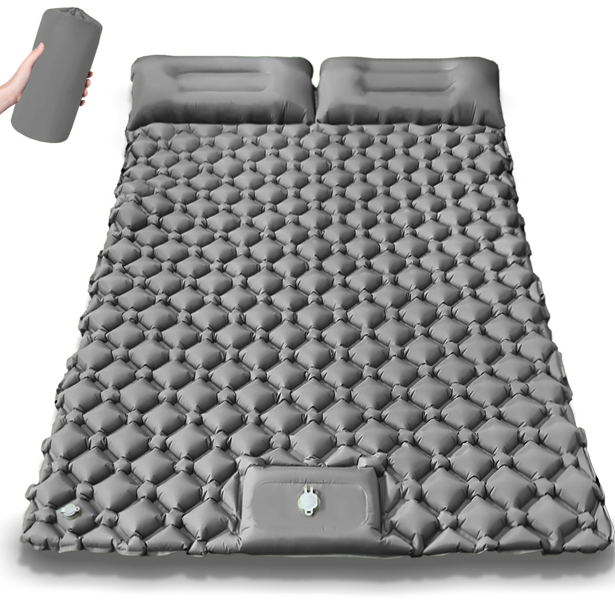 Double Inflatable Mat Outdoor Ultra-light Moisture-proof Mat For Noon Break