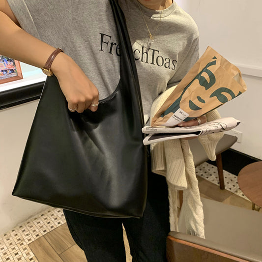 New Korea Ins Senior Texture Of Large Capacity Shoulder Tote Bag