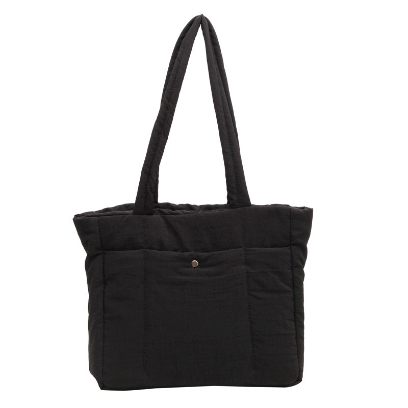 Korean Autumn And Winter Large Capacity Down Single-shoulder Bag