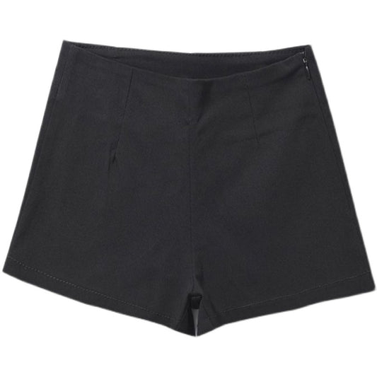 Dance Korean Girl Group Safe Dance High Waist Black A-line Leggings Shorts