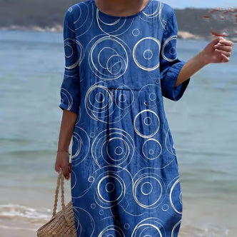 Elegant Dress Sleeveless Long Section