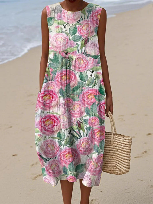 Casual Chic Printed Maxi Dress