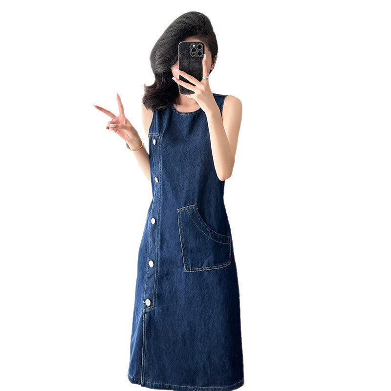 Loose-fitting Straight-cut Dress
