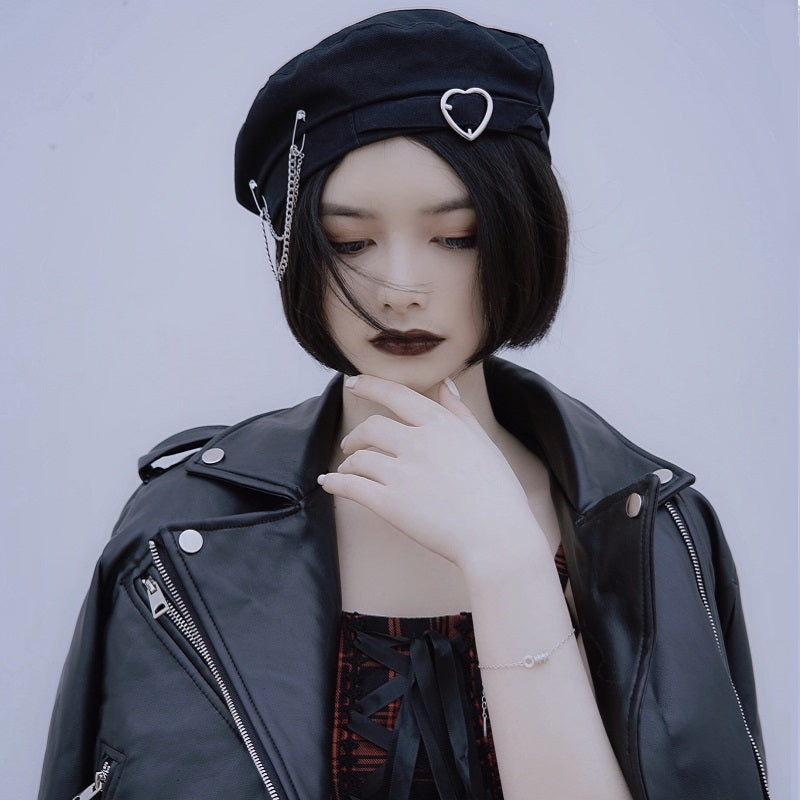 Ornament Original Handmade Heart Metal Beret