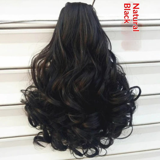 Short Curly Ponytail Tiger-claw Clip