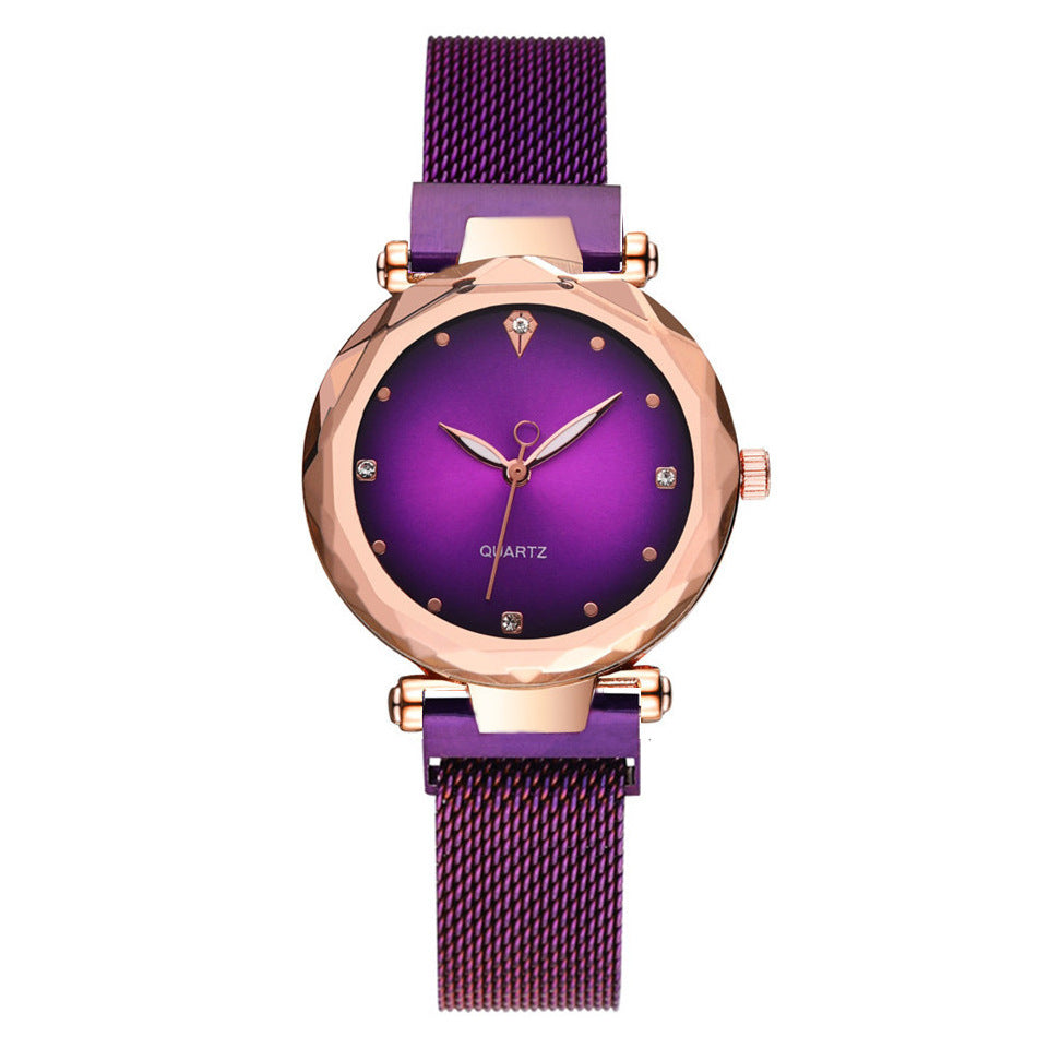 Temperament Ladies Gradient Color Quartz Ladies Watch
