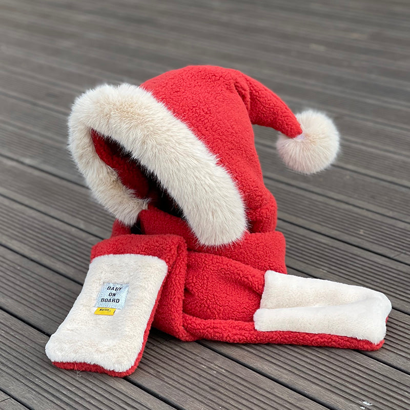 Female Winter Cute Student Double Thickened Scarf Ear Protection