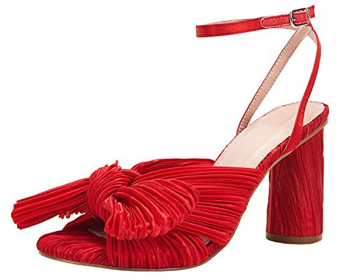 Thick Heel Bow Fairy Silk Sandals Vintage Fairy Shoes