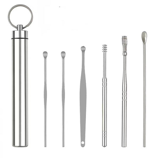 Earpick Set Fantastic Ear Picker Spiral Professional Buckle Earwax Household