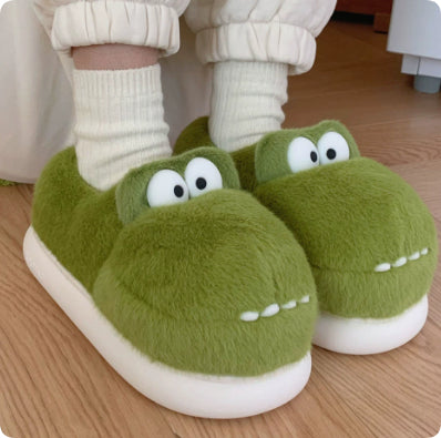 Funny Fashion Plush Thermal Cotton Slippers
