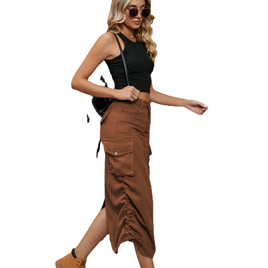 Women's Fashionable Casual Mid-length Skirt