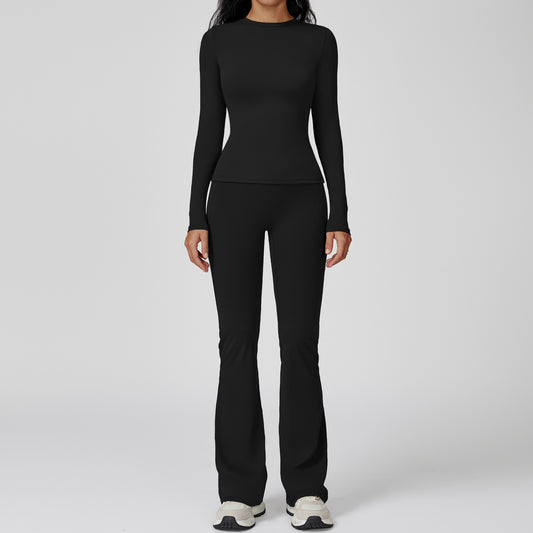Slim Fit Outdoor Workout Clothes Women's Fitness Running Sports