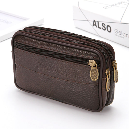 Fashion Personality Leather Mobile Phone Pocket Multi-purpose