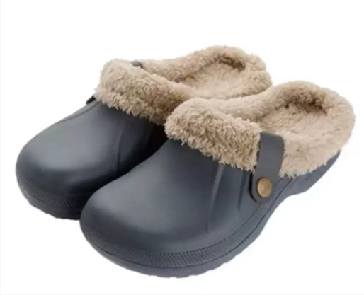 Female Plus Size Fleece-lined Home Cotton Slippers