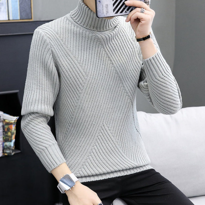 Fashion Warm Long-sleeved Sweater Men's Top