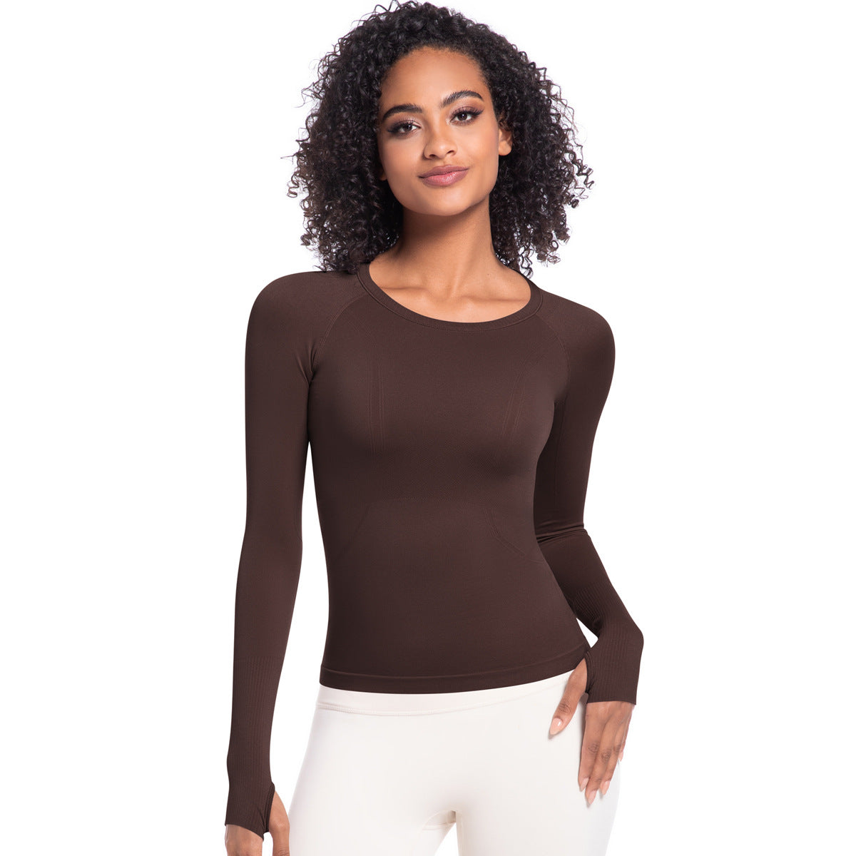 Sports Running Fitness Breathable Seamless Long Yoga Wear