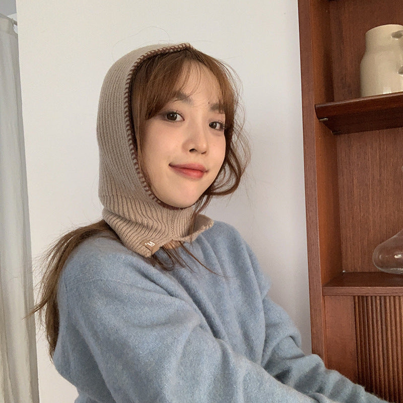 Ladies Fashion Personality Knitted Pullover Hat
