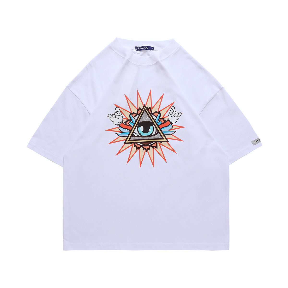 Summer New Short-sleeved Digital Direct Printing Men's T-shirt Trend