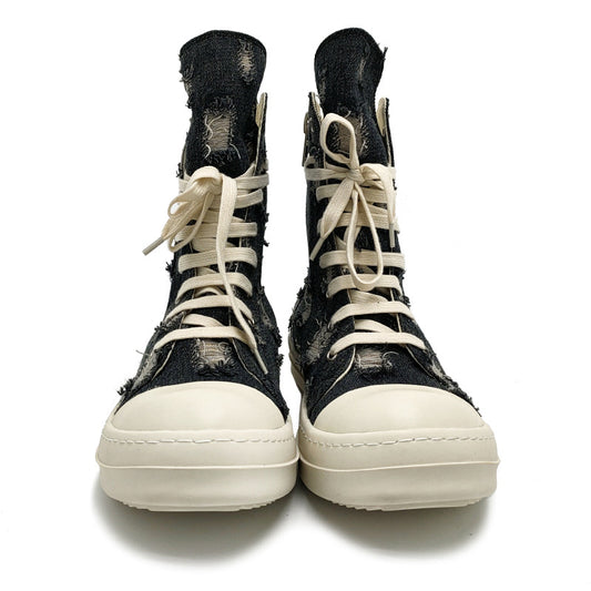 Ripped Denim Casual Canvas Shoes