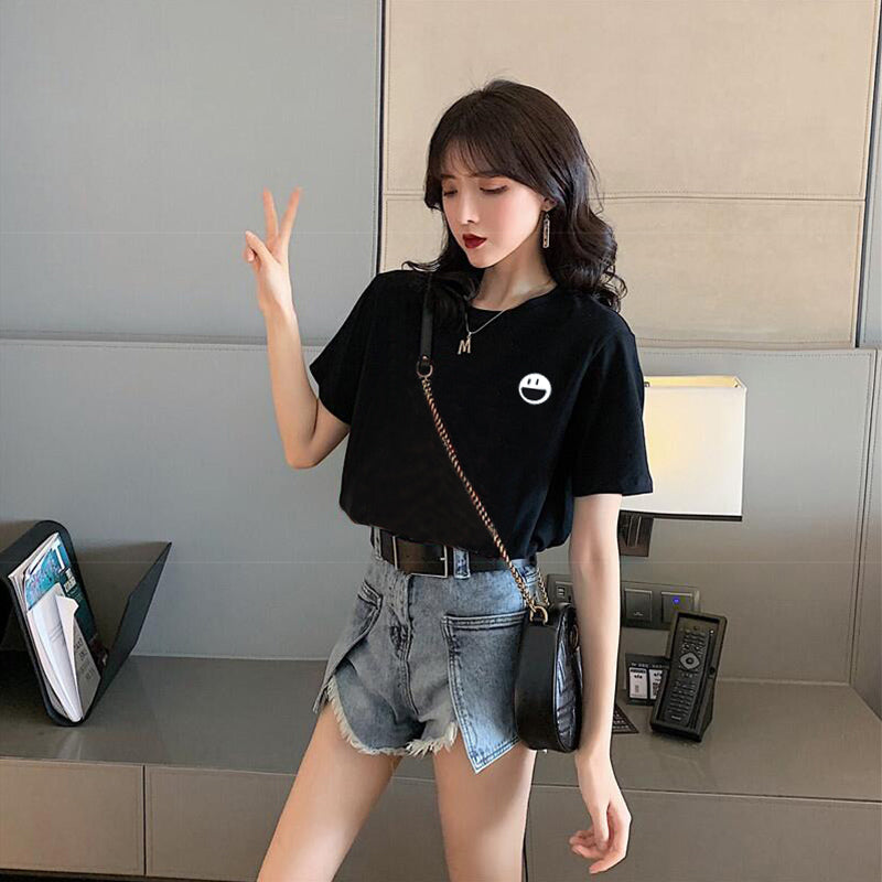 Loose Half-sleeved Design Niche Chic Sweet And Spicy Top