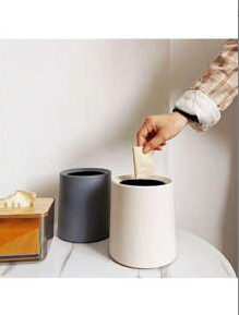 Ins Wind Desktop Trash Can-Black-1 Pack