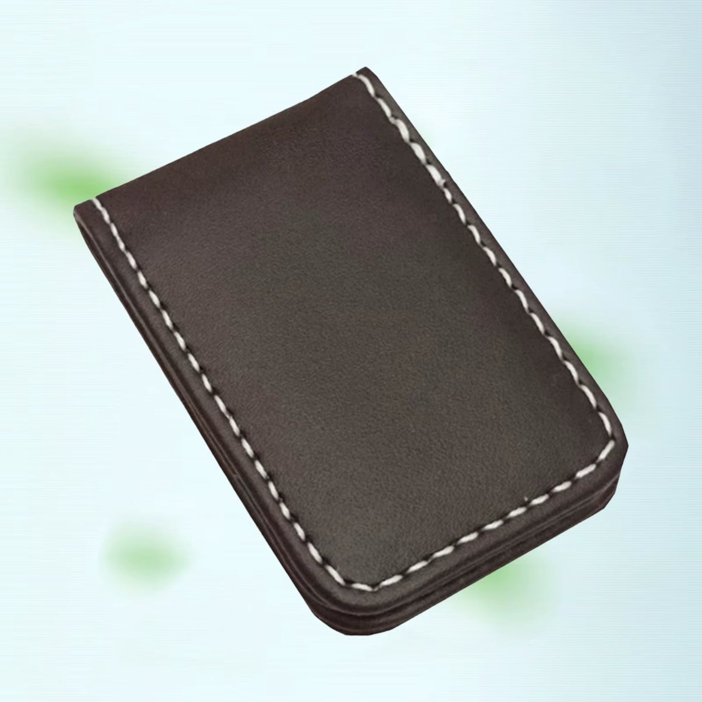 PU Leather Magnetic Money Clip Pocket Wallet Minimalist Wallet Slim Wallet Credit Business Cards Holder