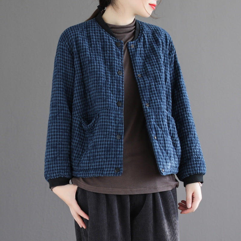 Long Sleeve Women's Cotton-padded Clothing Coat