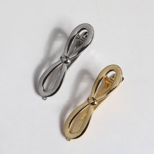 Fashion Metal Cold Style Bow 8 Alloy Barrettes